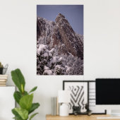 Poster Snow on The Flatirons (Bureau à domicile)
