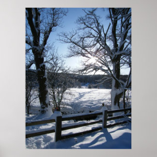 Poster Snow Trail