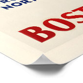 Poster Snow Trains Skiing Boston and Maine Vintage Ski (Coin)