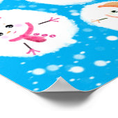 Poster Snowball et Snowman Blue (Coin)