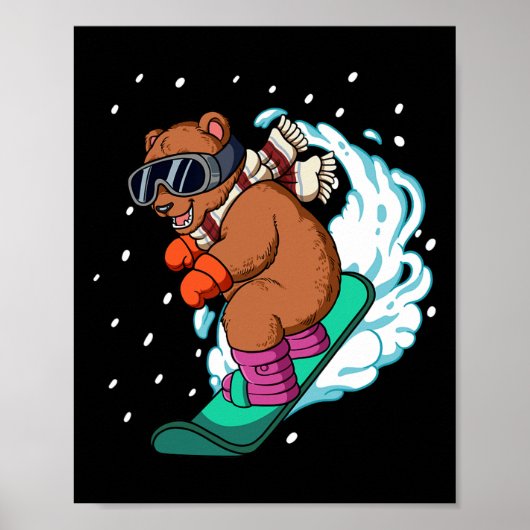 Poster Snowboard (Devant)