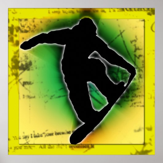 Poster Snowboard (Devant)