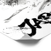 Poster Snowboard Brush Art - Snowboarder Grab (Coin)