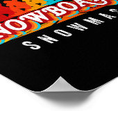 Poster Snowboard Co Fun Ski Colorado Mountain Sn (Coin)