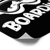 Poster Snowboard Continuer À Embarquer Snowboard (Coin)