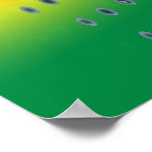 Poster Snowboard dans une tempête de neige cosmique (Coin)