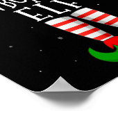 Poster Snowboard Elf Funny Matching Family Group X (Coin)