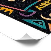 Poster « Snowboard Halfpipe – En l'air depuis le premier  (Coin)