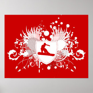 Poster snowboard hi-fi