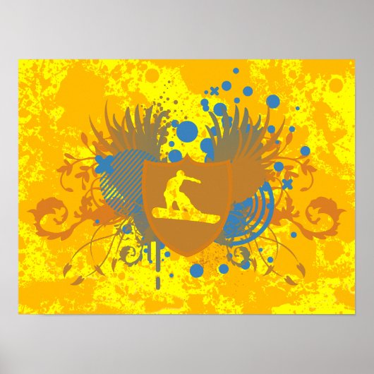 Poster snowboard hi-fi (Devant)