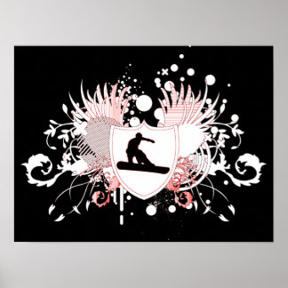 Poster snowboard hi-fi