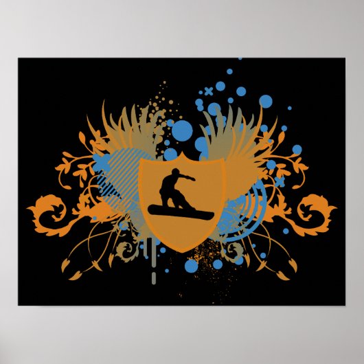 Poster snowboard hi-fi (Devant)