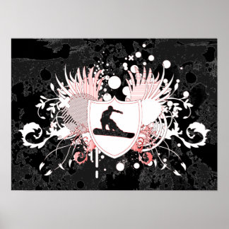 Poster snowboard hi-fi