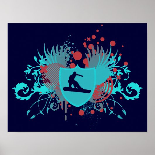 Poster snowboard hi-fi (Devant)