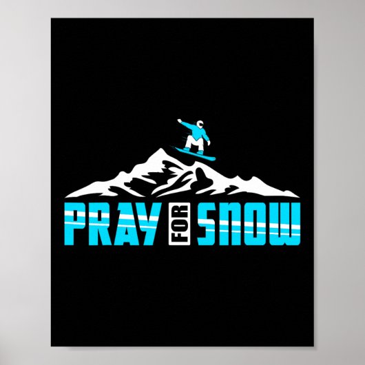 Poster Snowboard pour Pray Snow Jesus (Devant)