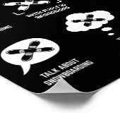 Poster Snowboard Que Je Fais Dans Mon Temps De Rechange S (Coin)