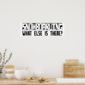 Poster Snowboard Qu'Y A-T-Il D'Autre ? (Cuisine)