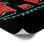 Poster Snowboard Retro Vintage 80s Style Snowboarder G (Coin)