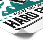 Poster Snowboard Si Vous Ne Tombez Pas Vous N'Êtes Pas (Coin)