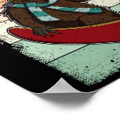 Poster Snowboard Ski Snowboard Activité compétitive (Coin)