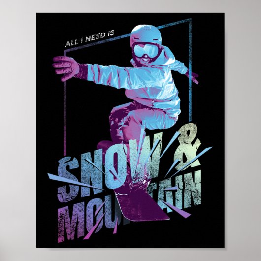 Poster Snowboard Snowboard (Devant)