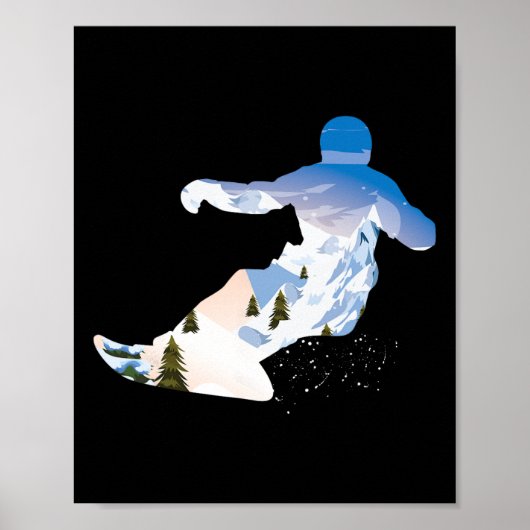 Poster Snowboard Snowboard 1 (Devant)