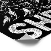 Poster Snowboard Snowboard Elle M'A Dit À Whisher Quelque (Coin)