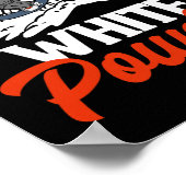 Poster Snowboard Snowboard Équipement Je Vis Pour White P (Coin)