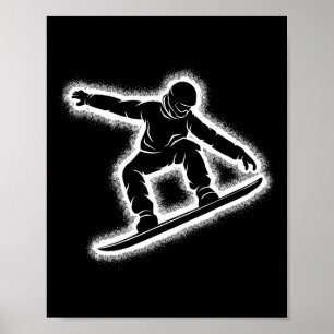 Poster Snowboard Snowboard Garçons Enfants Hommes 1