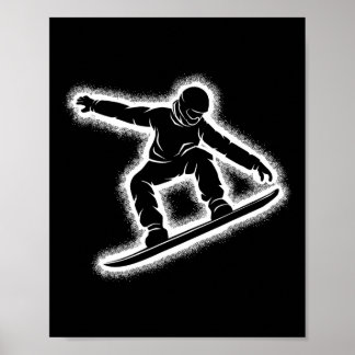 Poster Snowboard Snowboard Garçons Enfants Hommes 1