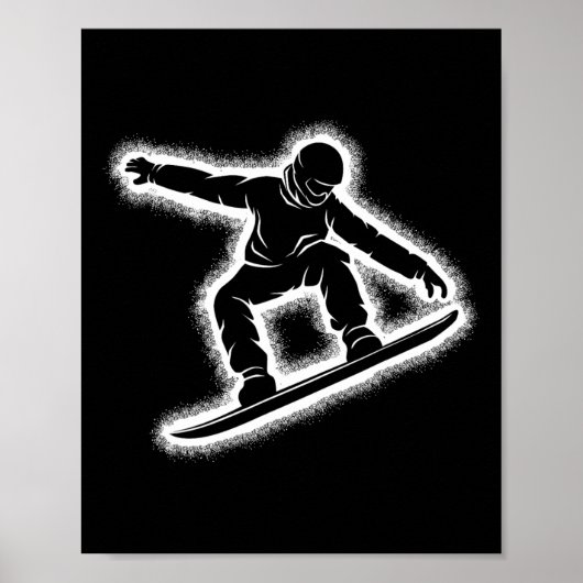 Poster Snowboard Snowboard Garçons Enfants Hommes 1 (Devant)