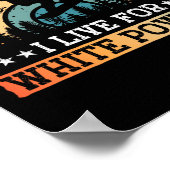 Poster Snowboard Snowboard I Live For White Powder (Coin)