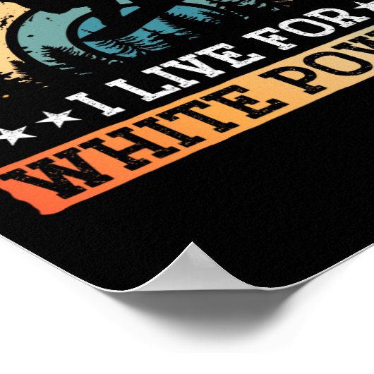 Poster Snowboard Snowboard I Live For White Powder (Coin)