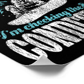 Poster Snowboard Snowboard Je ne suis pas tombé Je vérifi (Coin)