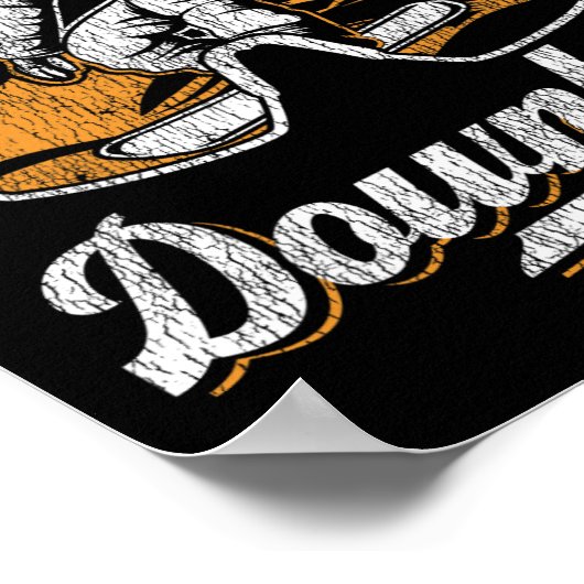 Poster Snowboard Snowboard Ma vie va en descente (Coin)