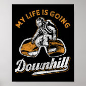 Poster Snowboard Snowboard Ma vie va en descente (Devant)