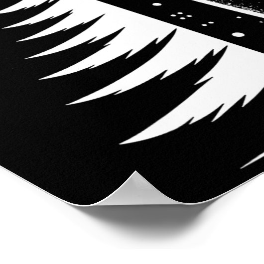 Poster Snowboard Snowboard Pine Tree Snowboard Snowboard (Coin)