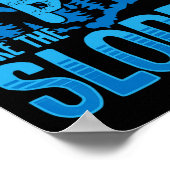 Poster Snowboard Snowboard Snow Place Comme Les Pistes (Coin)