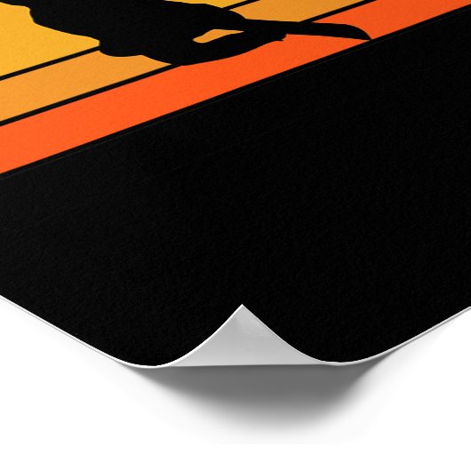 Poster Snowboard Snowboard Snow Snow Winter Sunset R (Coin)