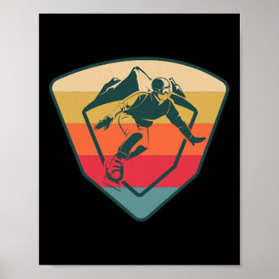 Poster Snowboard Snowboard Snow Winter Mountain Ski