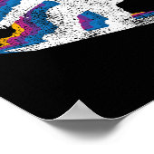 Poster Snowboard Snowboard Snowboardeur (Coin)