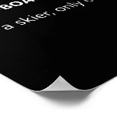 Poster Snowboard Snowboard Tee Snowboarder Définition (Coin)
