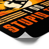 Poster Snowboard Snowboard Vintage Retro Ne pas suivre (Coin)