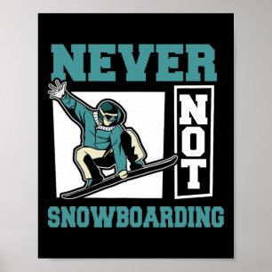 Poster Snowboard Sports d'hiver Snowboard - Snowboard