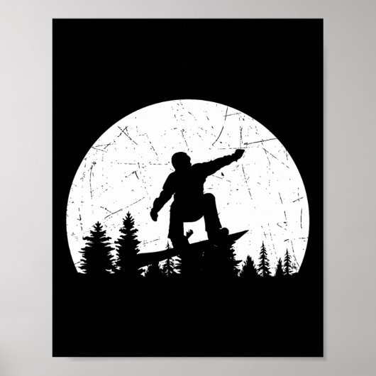 Poster Snowboard Style Libre Snowboard Snowboard Extr (Devant)