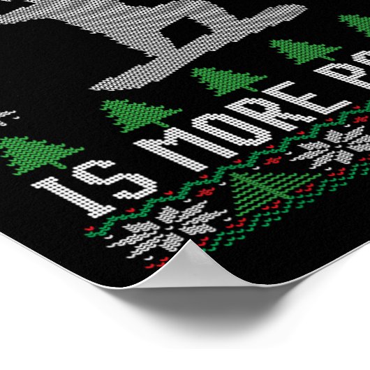 Poster Snowboard Vilain Noël Snowboard Cadeau Snowboa (Coin)