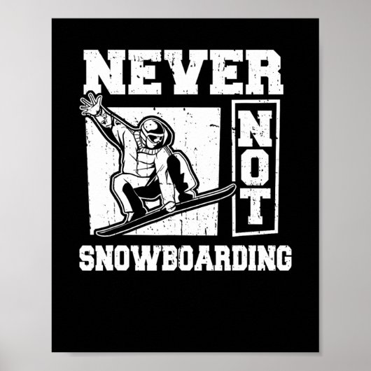 Poster Snowboard Winter Sports - Snowboard Snowboard (Devant)