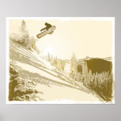 Poster SnowboardCoucher (Devant)