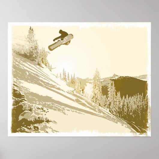 Poster SnowboardCoucher (Devant)