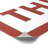 Poster Snowboarder - Les Rocheuses (Coin)